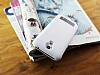 Samsung Galaxy Mega 6.3 Bataryal nce Yan Kapakl Beyaz Klf - Resim: 1