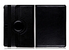 Samsung Galaxy Note 10.1 2014 Edition 360 Derece Dner Standl Siyah Deri Klf - Resim: 1