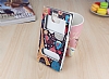Samsung Galaxy Note 5 Gizli Mknatsl ift Pencereli Paris Deri Klf - Resim: 1