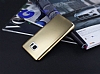 Samsung Galaxy Note 5 Metalik Gold Silikon Klf - Resim: 2
