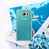 Samsung Galaxy Note 5 Orjinal Glitter Mavi Rubber Klf - Resim: 1