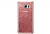 Samsung Galaxy Note 5 Orjinal Glitter Pembe Rubber Klf - Resim: 6