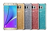 Samsung Galaxy Note 5 Orjinal Glitter Silver Rubber Klf - Resim: 2