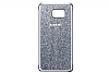 Samsung Galaxy Note 5 Orjinal Glitter Silver Rubber Klf - Resim: 4