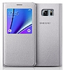 Samsung Galaxy Note 5 Orjinal Pencereli View Cover Silver Klf - Resim: 1