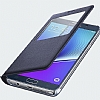 Samsung Galaxy Note 5 Orjinal Pencereli View Cover Siyah Klf - Resim: 2