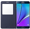 Samsung Galaxy Note 5 Orjinal Pencereli View Cover Siyah Klf - Resim: 4