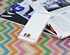 Samsung Galaxy Note 5 erit Parlak Beyaz Silikon Klf - Resim: 2