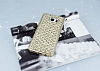 Samsung Galaxy Note 5 Simli Kuma Gold Silikon Klf - Resim: 1