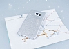 Samsung Galaxy Note 5 Simli Silver Silikon Klf - Resim: 1