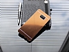 Samsung Galaxy Note FE Aynal Kahverengi Rubber Klf - Resim: 1
