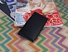 Samsung Galaxy Note FE Czdanl nce Yan Kapakl Siyah Deri Klf - Resim: 3