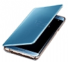 Samsung Galaxy Note FE Orjinal Clear View Uyku Modlu Mavi Klf - Resim: 2