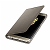 Samsung Galaxy Note FE Orjinal Led Cover Gold Klf - Resim: 5