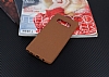 Samsung Galaxy Note 8 Kadife Dokulu Kahverengi Silikon Klf - Resim: 1