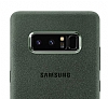 Samsung Galaxy Note 8 Orjinal Alcantara Set Yeil Klf - Resim: 4