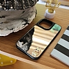 Samsung Galaxy S21 Ultra Papyonlu Tavan Figrl Aynal Silver Rubber Klf - Resim: 2