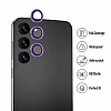 Samsung Galaxy S23 Plus Siyah Metal Kamera Lens Koruyucu - Resim: 1