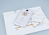 Samsung i9500 Galaxy S4 Tal Kelebek effaf Silikon Klf - Resim: 1