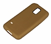 Samsung Galaxy S5 mini Nokta Desenli Mat Gold Silikon Klf - Resim: 1
