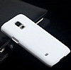 Samsung Galaxy S5 mini Sert Mat Beyaz Rubber Klf - Resim: 1