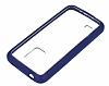 Samsung Galaxy S5 mini Lacivert Silikon Kenarl effaf Rubber Klf - Resim: 2