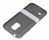 Samsung Galaxy S5 mini Standl effaf Siyah Silikon Klf - Resim: 3