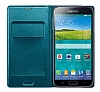 Samsung i9600 Galaxy S5 Orjinal Flip Wallet Yeil Klf - Resim: 2