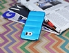 Samsung Galaxy S6 Bubble effaf Mavi Silikon Klf - Resim: 2