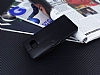Kar Deluxe Samsung Galaxy S6 Czdanl Yan Kapakl Siyah Deri Klf - Resim: 1