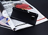 Kar Deluxe Samsung Galaxy S6 Czdanl Yan Kapakl Siyah Deri Klf - Resim: 3