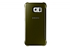 Samsung Galaxy S6 edge Orjinal Clear View Uyku Modlu Gold Klf - Resim: 3