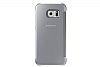 Samsung Galaxy S6 edge Orjinal Clear View Uyku Modlu Silver Klf - Resim: 3