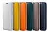 Samsung Galaxy S6 Edge Orjinal Flip Wallet Beyaz Deri Klf - Resim: 5