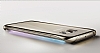 Samsung Galaxy S6 Edge Orjinal Metalik Gold Kenarl Kristal Klf - Resim: 1