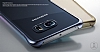 Samsung Galaxy S6 Edge Orjinal Metalik Dark Silver Kenarl Kristal Klf - Resim: 4