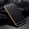 Samsung Galaxy S6 Edge Plus Diki zli Siyah Silikon Klf - Resim: 1