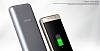 Samsung Galaxy S6 Edge Plus EP-TG928 Orjinal Kablosuz arj zellikli Silver Klf - Resim: 2