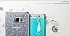 Samsung Galaxy S6 Edge Plus Orjinal Glitter Pembe Rubber Klf - Resim: 5