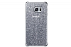Samsung Galaxy S6 Edge Plus Orjinal Glitter Silver Rubber Klf - Resim: 3