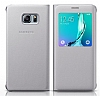 Samsung Galaxy S6 Edge Plus Orjinal Pencereli View Cover Beyaz Klf - Resim: 1