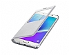 Samsung Galaxy S6 Edge Plus Orjinal Pencereli View Cover Beyaz Klf - Resim: 4