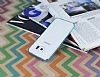 Samsung Galaxy S6 Edge Plus Mavi Silikon Kenarl Kristal Klf - Resim: 1