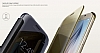 Samsung Galaxy S6 Orjinal Clear View Uyku Modlu Gold Klf - Resim: 5