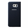 Samsung i9800 Galaxy S6 Fabric Orjinal Uyku Modlu Pencereli Siyah Klf - Resim: 1