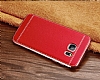 Samsung Galaxy S7 Edge Krmz Silikon Klf - Resim: 2