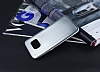 Samsung Galaxy S7 Edge Metalik Silver Silikon Klf - Resim: 2