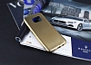 Samsung Galaxy S7 Edge Metalik Gold Silikon Klf - Resim: 1