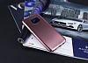 Samsung Galaxy S7 Edge Metalik Rose Gold Silikon Klf - Resim: 2