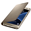Samsung Galaxy S7 Edge Orjinal LED Cover Silver Klf - Resim: 3